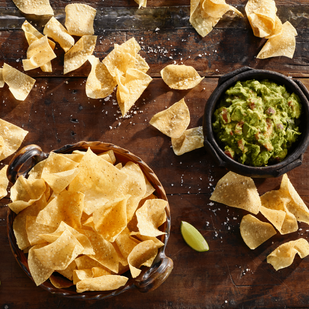Salsaritas chips and guacamole school lunch options