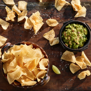 Salsaritas chips and guacamole options for school lunch